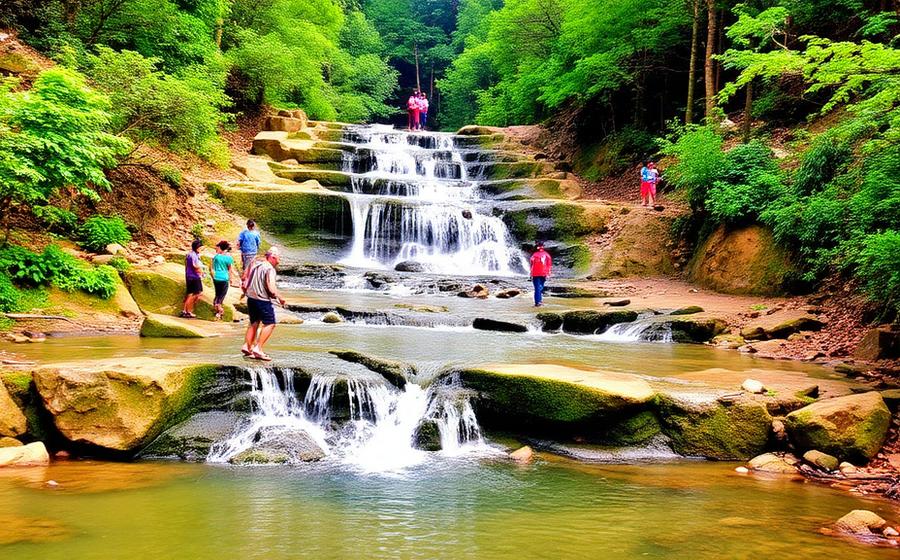 Bhatta Falls in Mussoorie — A local favourite waterfall with pools you can wade into.